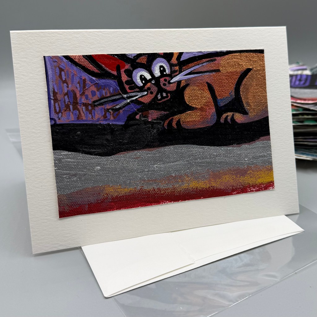 Custom Card with Mouse Painting